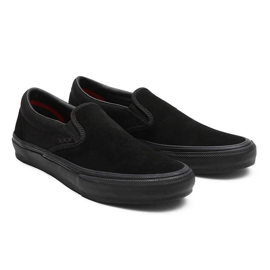 Vans Skate Slip-on Shoes (black/black) Men