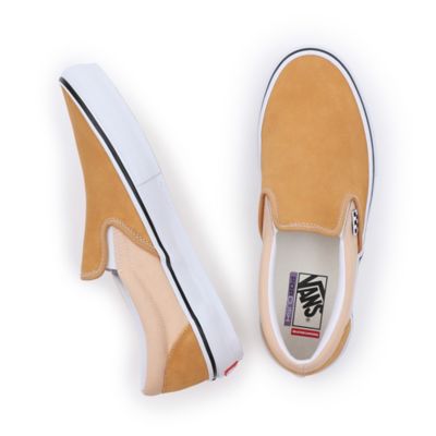 Suede slip on skate sales shoes