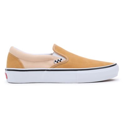 Vans slip on hot sale orange