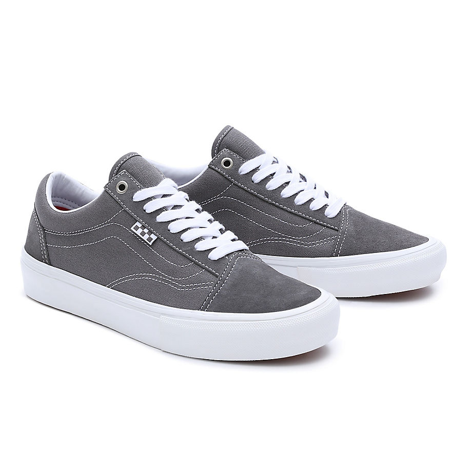 Vans Skate Old Skool Shoes (pewter/truwhite) Men Grey