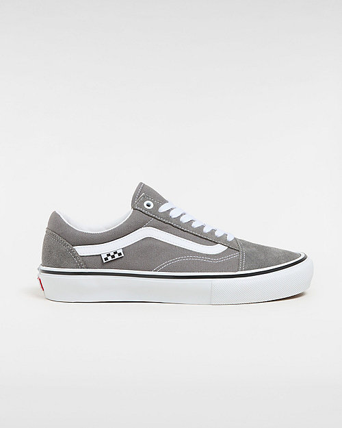 Vans Skate Old Skool Schuhe (pewter/white) Unisex Grau