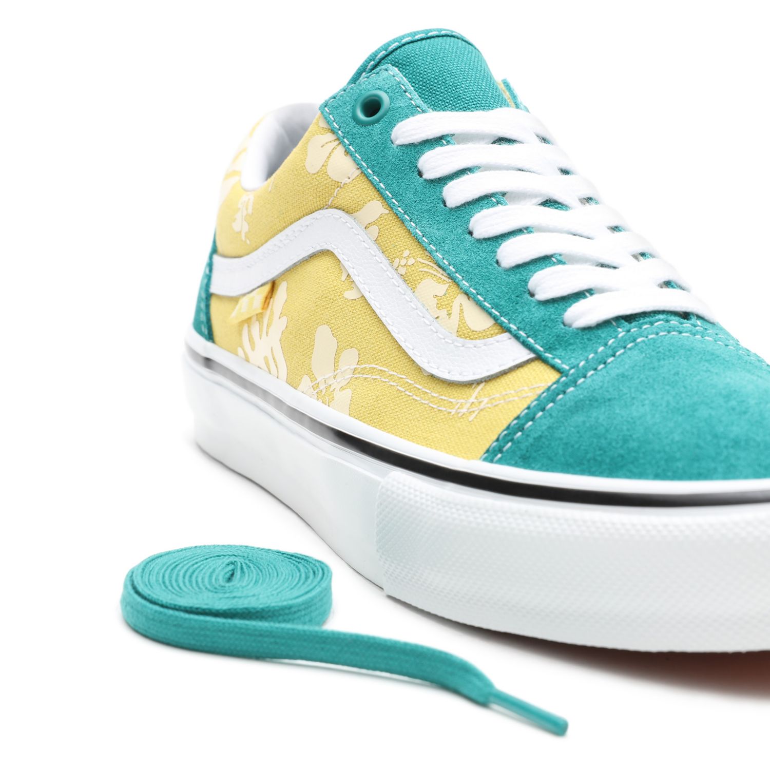 Vans old skool deals blue and yellow