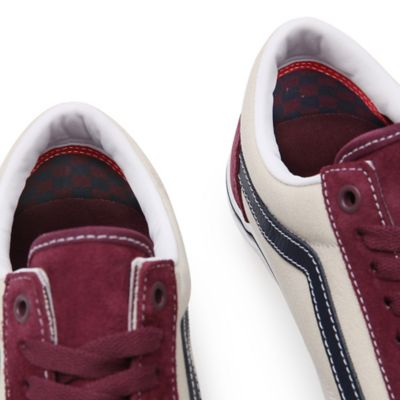 Vans gum bumper old best sale skool red