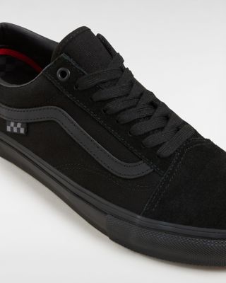 All black skater vans online