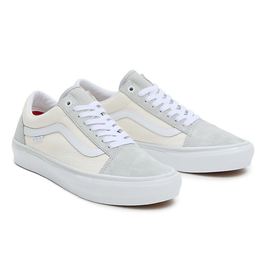 Vans Skate Old Skool Shoes (light Grey/whit) Men