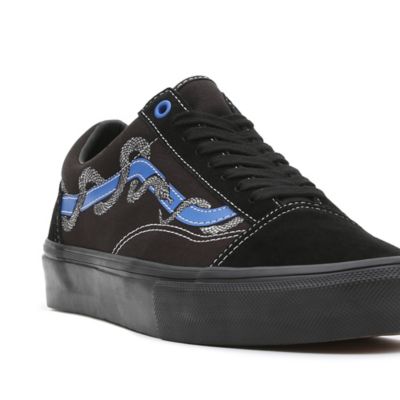 Vans blue store black old skool