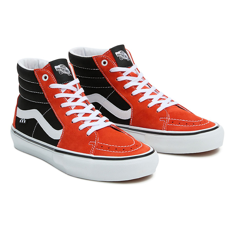 Vans Skate Sk8-hi Shoes (red/black) Men