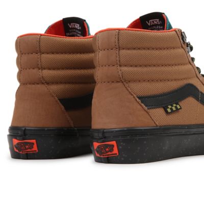 Vans sk9 deals hi kids Brown