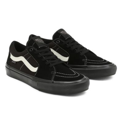 Low all black store vans