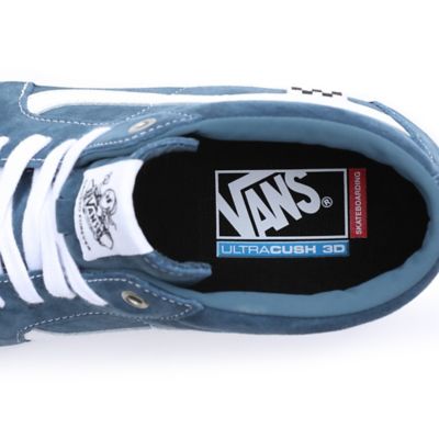 Pig Suede Skate Grosso Mid Shoes Blue Vans