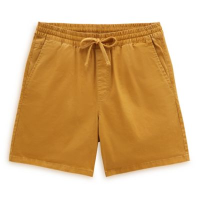 Vans store yellow shorts