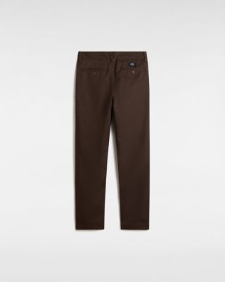 VANS Pantaloni Chino Bambino/a Authentic (8-14 Anni) (turkish Coffee) Boys Marrone, Taglia 23