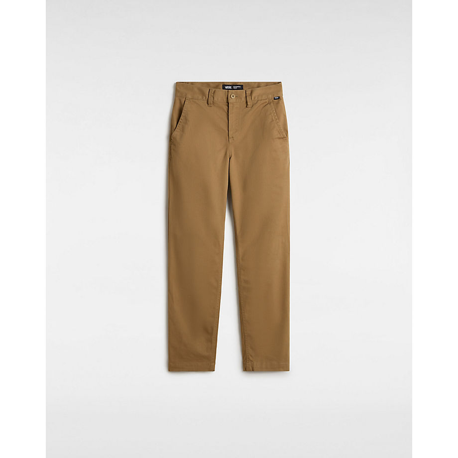 Vans Boys Authentic Chino Trousers (8-14 Years) (dirt) Boys Brown