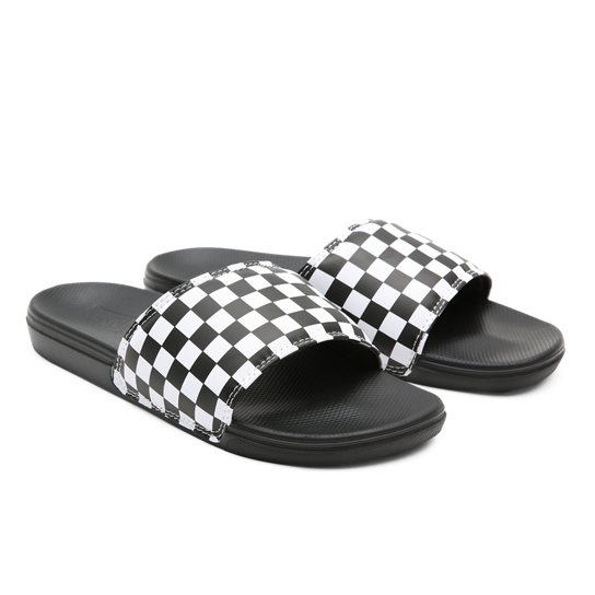 Checkerboard Mens La Costa Slide-On Shoes | Vans