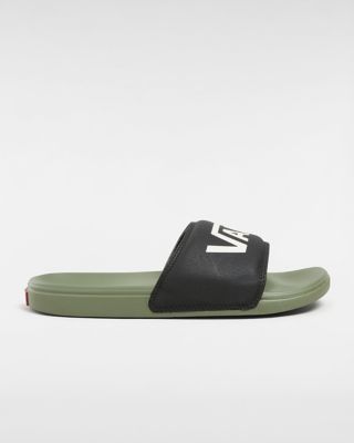 Vans La Costa Slide-on Sandal (black/olivine) Men Grey, Size 6