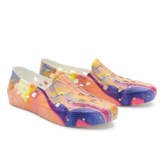 Resin Rainbow Slip-On TRK Schuhe | Vans
