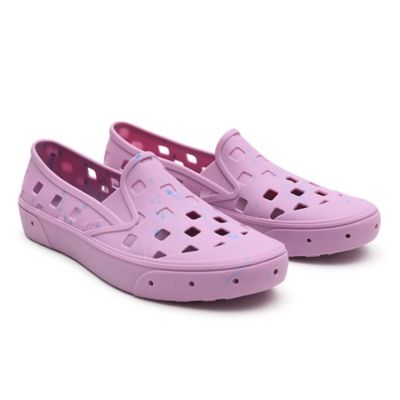 Vans X Chris Johanson Slip-On TRK Shoes | Pink | Vans