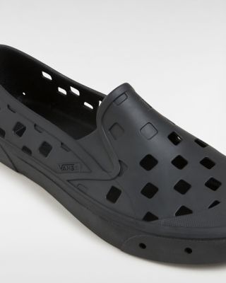 Rubber slip on hot sale shoes with holes