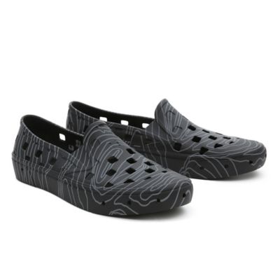 Journeys black slip on hot sale vans