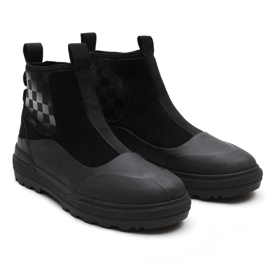 Dames Schoenen voor voor Laarzen voor Regenlaarzen volwassen in het Zwart Vans Suède Slip-on Boot Laarzen 