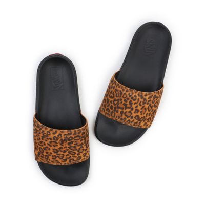 Cheetah slide sales on shoes