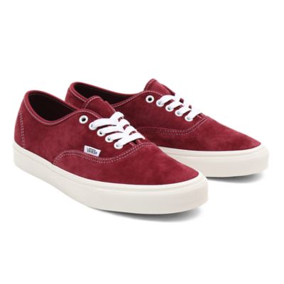 Pig Suede Authentic Shoes | Red | Vans