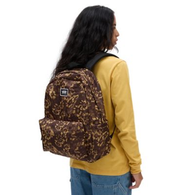 Sac a dos vans old skool store femme marron