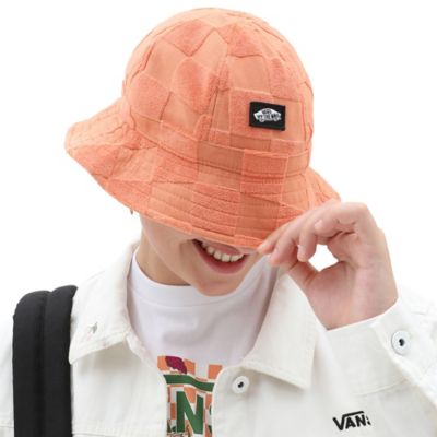 Orange cheap vans hat