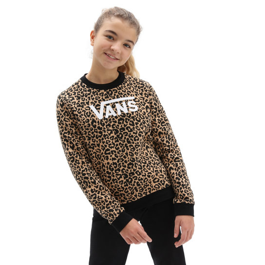 Mädchen Leopard Rundhalspullover (8-14 Jahre) | Vans