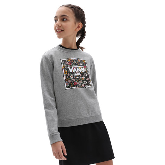 Girls Print Box Crew Sweatshirt (8-14 years) | Vans