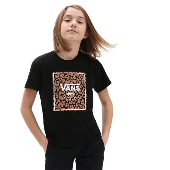 Girls Leopard Print Box T-shirt (8-14 years) | Vans