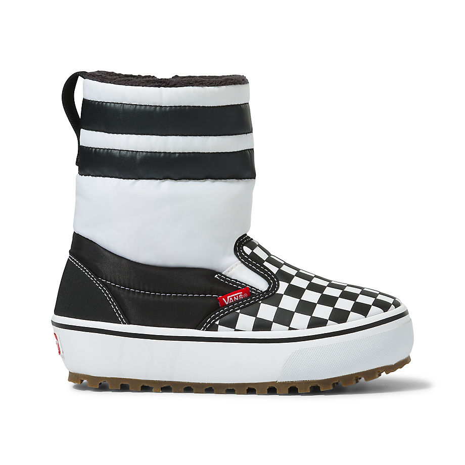 VANS Chaussures Slip-on Snow Boot Vansguard Enfant (4-8 Ans) (checkerboard) Youth Noir, Taille 29