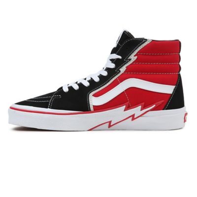 Vans looking shoes store with lightning bolt