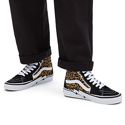 Leopard Sk8-Hi Bolt Shoes