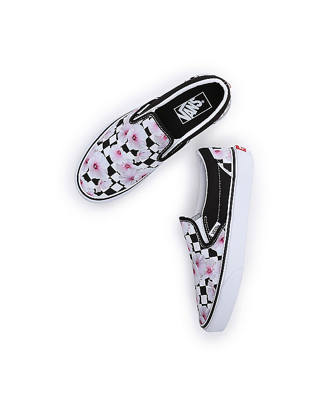 Hibiscus Check Classic Slip-On Shoes 2