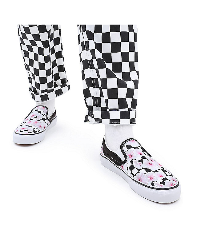 Hibiscus Check Classic Slip-On Shoes 3