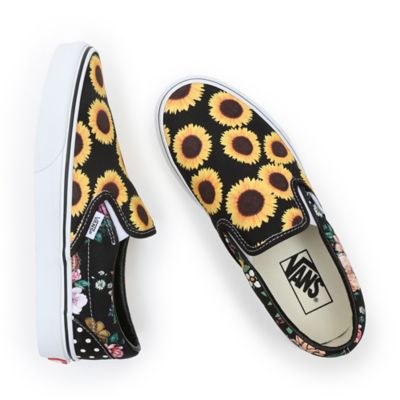 Vans classic slip on hot sale wide