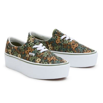 Vans Era Stackform Shoe(camo Floral/loden Green)
