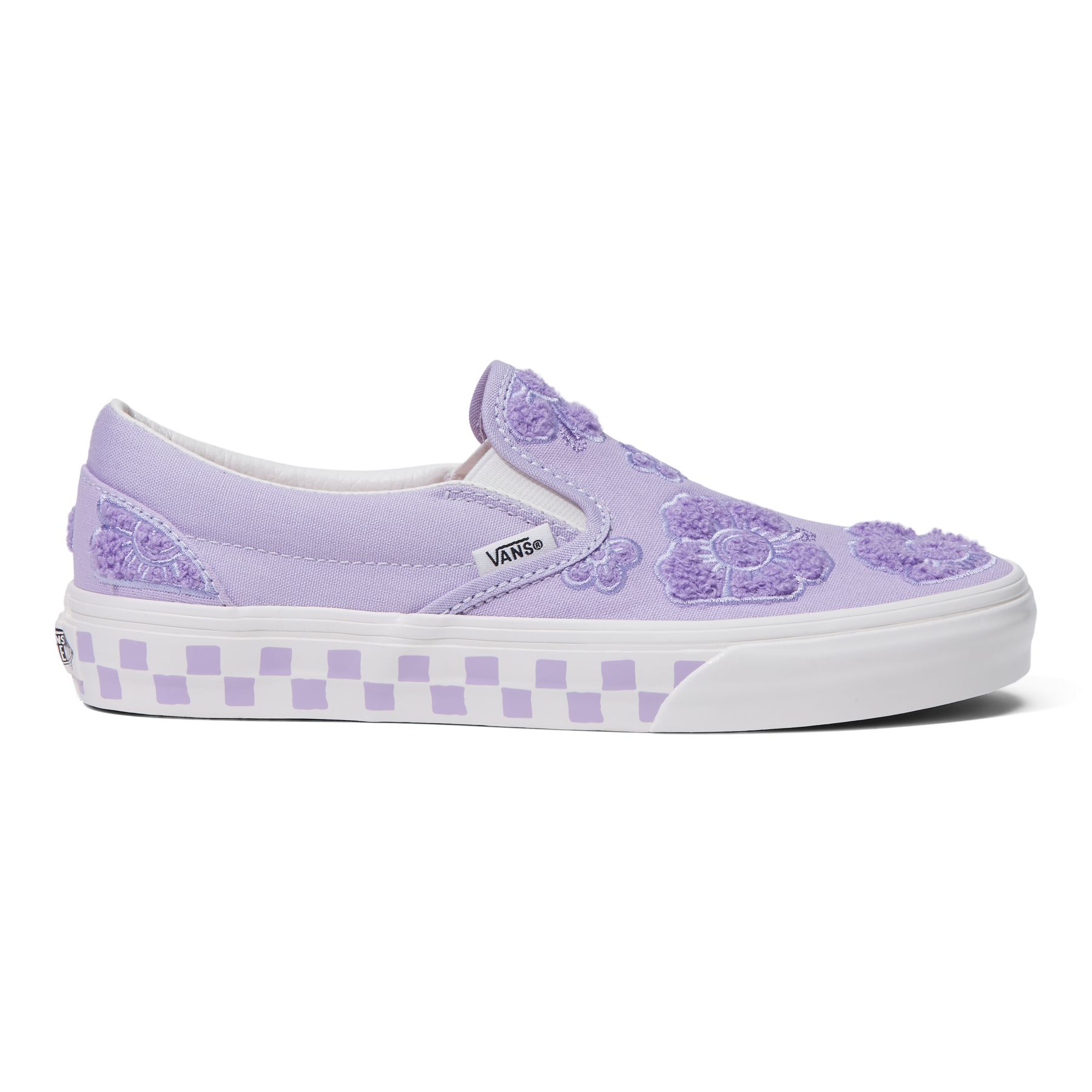 Vans lila slip discount on