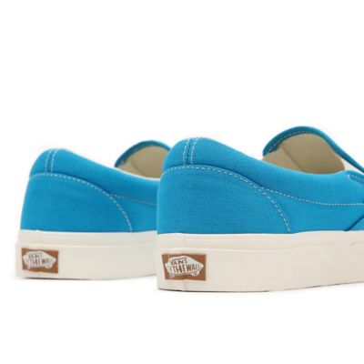 Vans classic store blue slip on