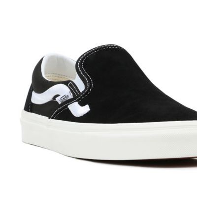 Vans slip ons hot sale with toe cap