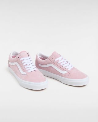 Pig Suede Old Skool Shoes Pink Vans