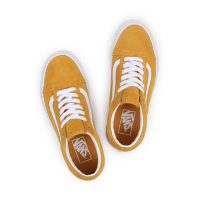 Vans yellow best sale shoe laces