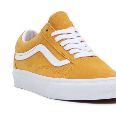 Mustard yellow vans sales shoes