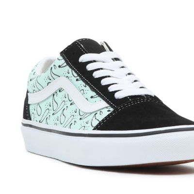 Vans old deals skool flower print