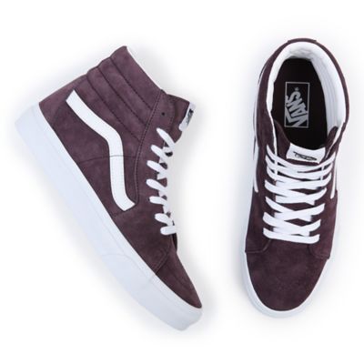 Vans high deals tops mens purple