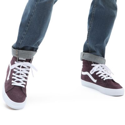 Sk8 hi vans with hot sale jeans