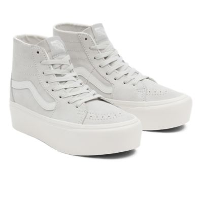 Soft Suede SK8-Hi Tapered Stackform Shoes | Grey | Vans