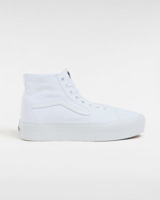 Vans Sk8-hi Tapered Stackform Shoes (true White) Women White, Size 2.5
