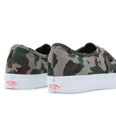 Camo Authentic Shoes Green Vans